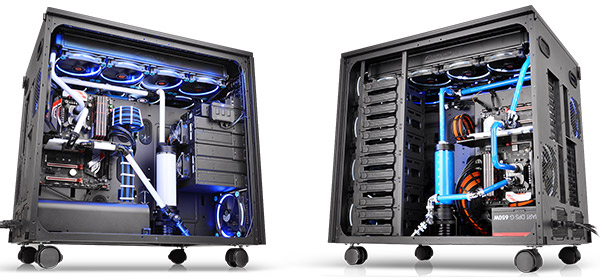 2つのシステムを構築可能なデュアルチャンバー構造採用のフルタワー型ケースCore W200