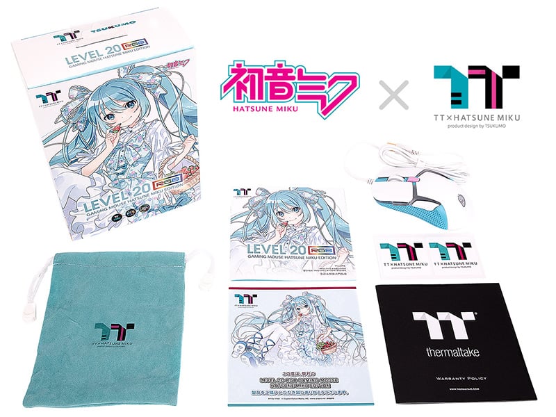 初音ミクとコラボレーションしたTSUKUMO限定モデル
