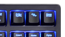 アンチゴースト機能と誤操作を防止するゲームモード機能搭載