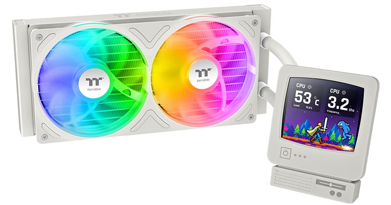 3.7インチのCRTモニター風LCDを搭載