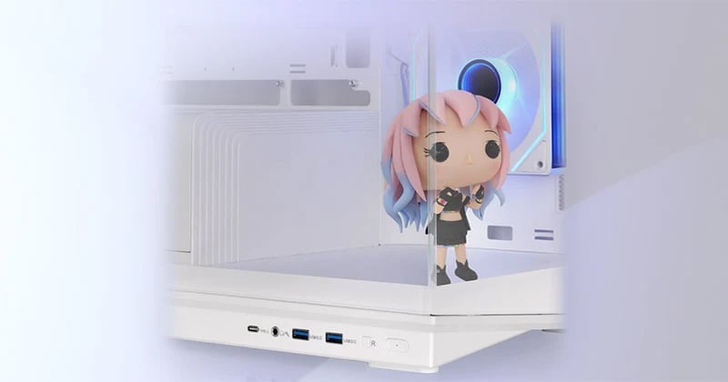 フロント部にディスプレイステージを搭載