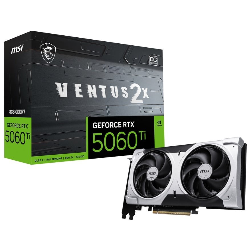 GeForce RTX 5060 Ti 8G VENTUS 2X OC PLUSシリーズ